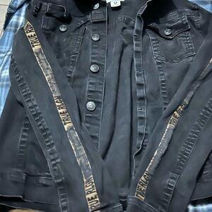 True religion  Jean jacket.  Boys size xl